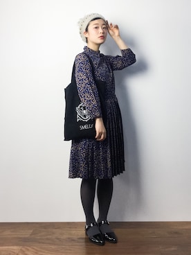 クボヤさん（レディース・157cm）の秋コーディネート