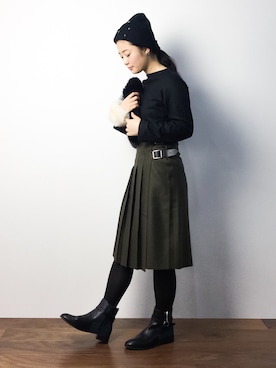 クボヤさん（レディース・157cm）の秋コーディネート