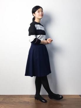 クボヤさん（レディース・157cm）の秋コーディネート