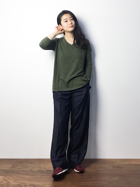 クボヤさん（レディース・157cm）の秋コーディネート