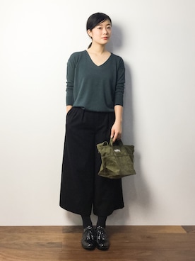 クボヤさん（レディース・157cm）の秋コーディネート