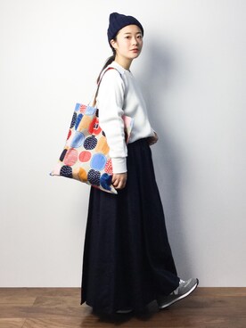 クボヤさん（レディース・157cm）の秋コーディネート