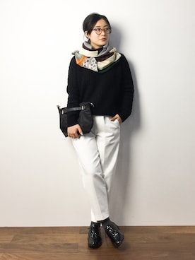 クボヤさん（レディース・157cm）の秋コーディネート