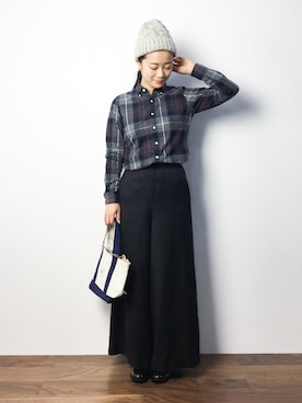 クボヤさん（レディース・157cm）の秋コーディネート