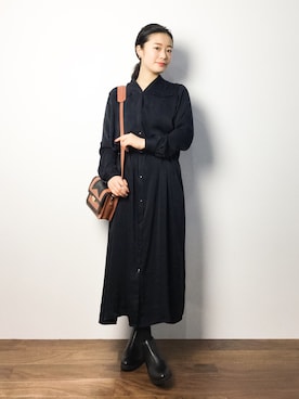 クボヤさん（レディース・157cm）の秋コーディネート