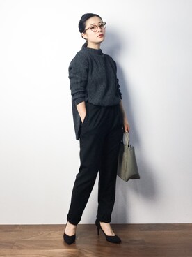 クボヤさん（レディース・157cm）の秋コーディネート