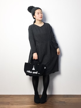 クボヤさん（レディース・157cm）の秋コーディネート