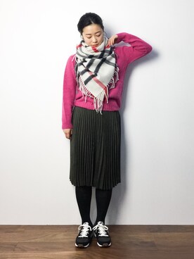 クボヤさん（レディース・157cm）の秋コーディネート