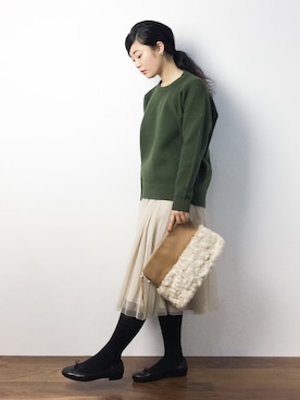 クボヤさん（レディース・157cm）の秋コーディネート