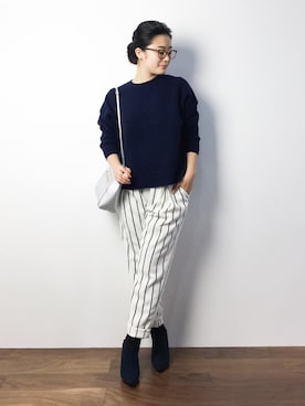 クボヤさん（レディース・157cm）の秋コーディネート