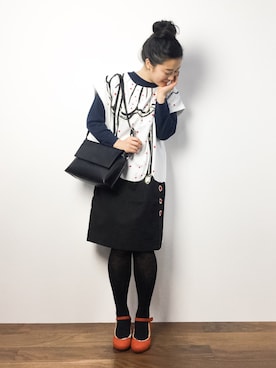 クボヤさん（レディース・157cm）の秋コーディネート