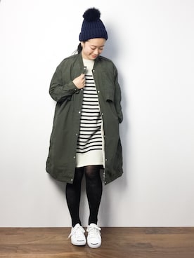 クボヤさん（レディース・157cm）の秋コーディネート