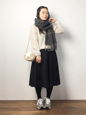 クボヤさん（レディース・157cm）の秋コーディネート