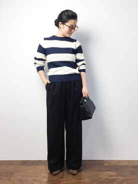 クボヤさん（レディース・157cm）の冬コーディネート