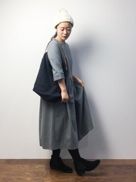 クボヤさん（レディース・157cm）の冬コーディネート