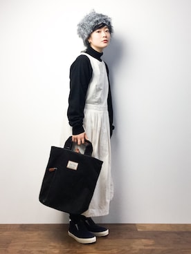 クボヤさん（レディース・157cm）の冬コーディネート