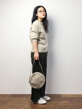 クボヤさん（レディース・157cm）の冬コーディネート