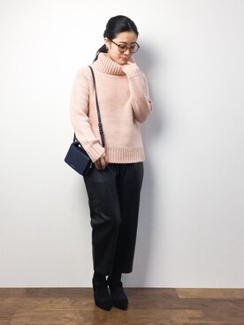 クボヤさん（レディース・157cm）の冬コーディネート