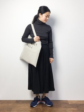 クボヤさん（レディース・157cm）の冬コーディネート