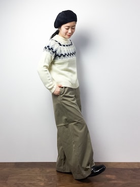 クボヤさん(レディース・157cm)の冬コーディネート