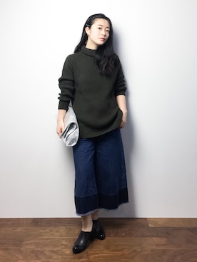 クボヤさん(レディース・157cm)の冬コーディネート