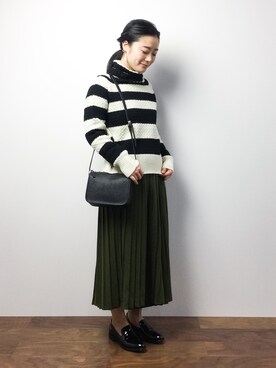 クボヤさん（レディース・157cm）の冬コーディネート