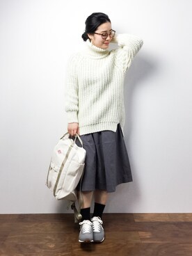 クボヤさん(レディース・157cm)の冬コーディネート
