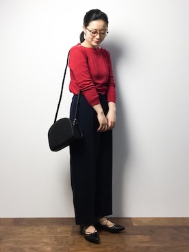 クボヤさん(レディース・157cm)の冬コーディネート