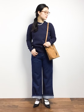 クボヤさん（レディース・157cm）の冬コーディネート