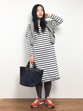 クボヤさん（レディース・157cm）の冬コーディネート