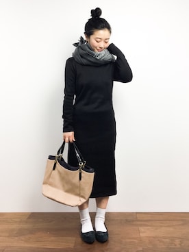 クボヤさん(レディース・157cm)の冬コーディネート