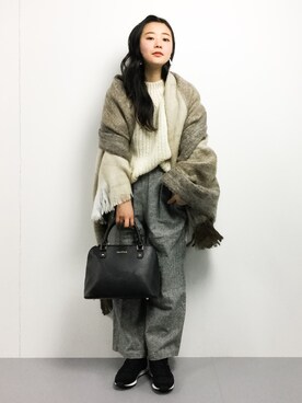 クボヤさん（レディース・157cm）の冬コーディネート