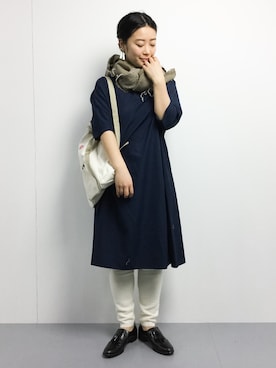 クボヤさん(レディース・157cm)の冬コーディネート