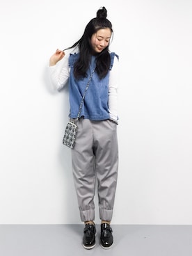 クボヤさん(レディース・157cm)の冬コーディネート