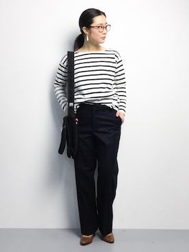 クボヤさん（レディース・157cm）の冬コーディネート