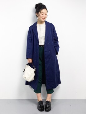 クボヤさん（レディース・157cm）の冬コーディネート