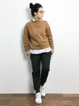 クボヤさん（レディース・157cm）の冬コーディネート