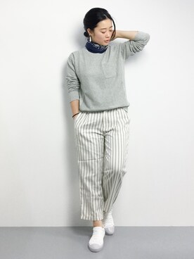 クボヤさん（レディース・157cm）の冬コーディネート