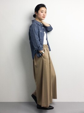 クボヤさん（レディース・157cm）の冬コーディネート