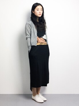 クボヤさん（レディース・157cm）の冬コーディネート