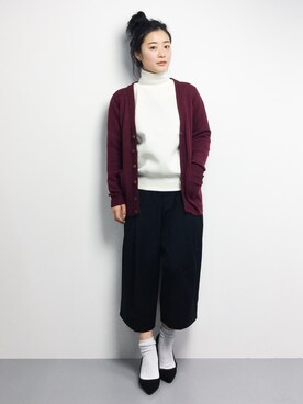 クボヤさん（レディース・157cm）の冬コーディネート