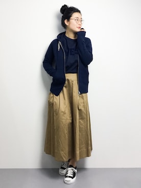 「JACKPURCELL」｜クボヤさん（レディース・157cm）の冬コーディネート