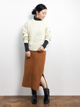 クボヤさん(レディース・157cm)の冬コーディネート