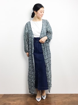 クボヤさん（レディース・157cm）の冬コーディネート