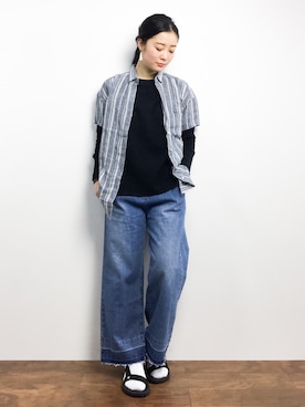 クボヤさん（レディース・157cm）の冬コーディネート