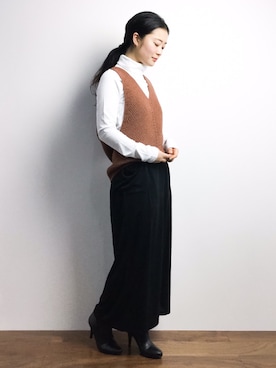 クボヤさん(レディース・157cm)の冬コーディネート