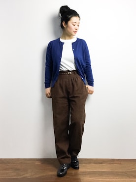 クボヤさん（レディース・157cm）の冬コーディネート