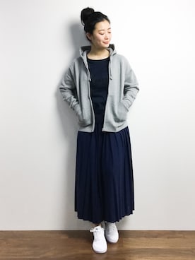 クボヤさん（レディース・157cm）の冬コーディネート