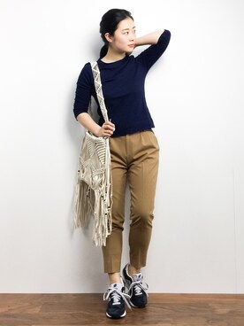 クボヤさん（レディース・157cm）の冬コーディネート