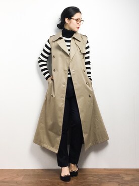 クボヤさん（レディース・157cm）の冬コーディネート